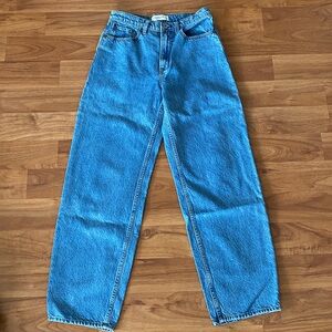 ❤️ Abercrombie and Fitch The Taper Jean High Rise Size 27/4R Blue NWOT